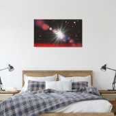Druckgestänge aus gestuften Canvas Leinwanddruck (Insitu (Schlafzimmer))