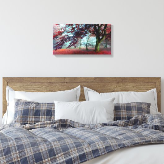 Druckgestufte Canvas - Blush Fall Leinwanddruck (Insitu (Schlafzimmer))