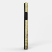 Druckgold u. bernsteinfarbiges Eulen-Juwel Case-Mate iPhone Hülle (Hinten/Rechts)