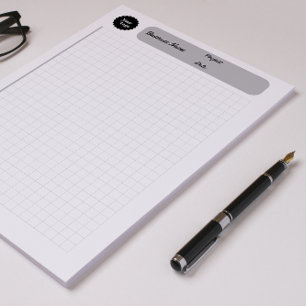 Druckgraphik Graph Sheets Notizblock