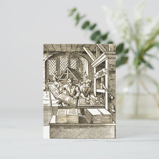 ‚Druckhaus‘ Postkarte (Stehend Vorderseite)