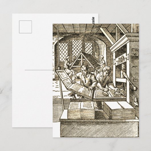 ‚Druckhaus‘ Postkarte (Vorne/Hinten)