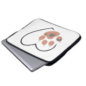 Druckherz aufsetzen - Niedliches Lieblingsdesign Laptopschutzhülle (Vorne Knopf)