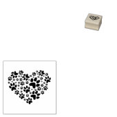 Druckherz einfügen gummistempel (Stempel)