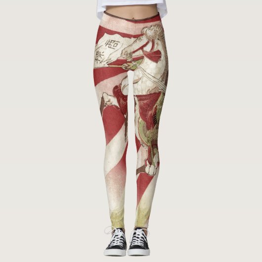 DRUCKHORSE JAPANISCHE Leggings (Vorderseite)