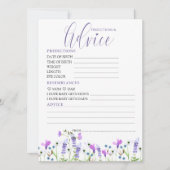 Druckkarte für Vorhersagen und Hinweise zur Wildbl Einladung (Vorderseite)