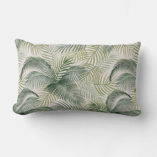 Druckkissen mit Palmwedel Lendenkissen