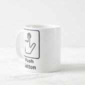 Druckknopf/empfangen Speck Kaffeetasse (Vorderseite Links)