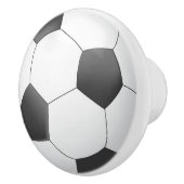 Druckknopf für die Keramik Schwarz-Weiß-Fußball Keramikknauf (Rechts)