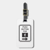 Druckknopf für Fußgängerüberquerung Gepäckanhänger (Vorderseite vertikal)