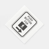 Druckknopf für Fußgängerüberquerung Serviette (Ecke)