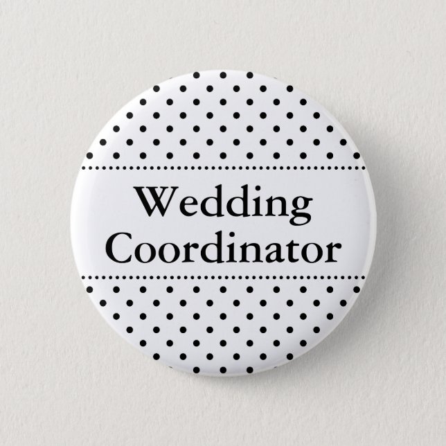 Druckknopf für Hochzeitskoordinator Button (Vorderseite)