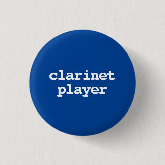Druckknopf für Klarinettenspieler Button