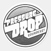 Druckknopf Soundcast Sticker (Vorderseite)