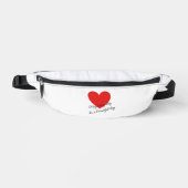 Druckknopfbeutel Bauchtasche (Vorderseite)