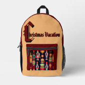 Druckknopfbeutel Bedruckter Rucksack (Vorderseite)