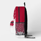 Druckknopfbeutel Bedruckter Rucksack (Rechts)