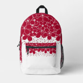 Druckknopfbeutel Bedruckter Rucksack (Vorderseite)