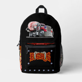 Druckknopfbeutel Bedruckter Rucksack