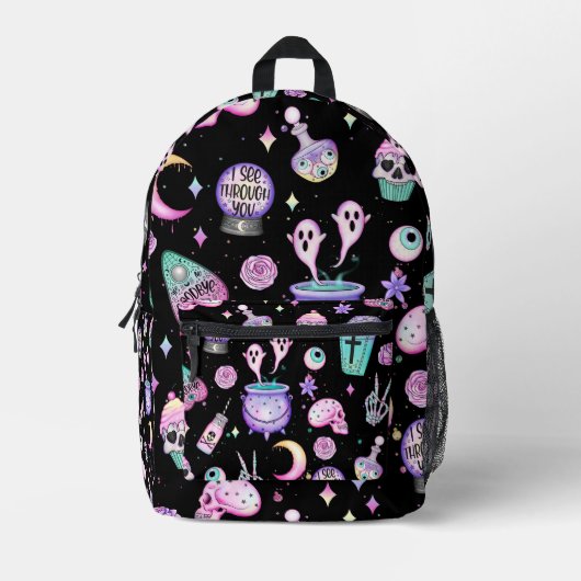 Druckknopfbeutel Bedruckter Rucksack (Vorderseite)