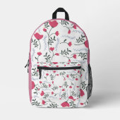 Druckknopfbeutel Bedruckter Rucksack (Vorderseite)