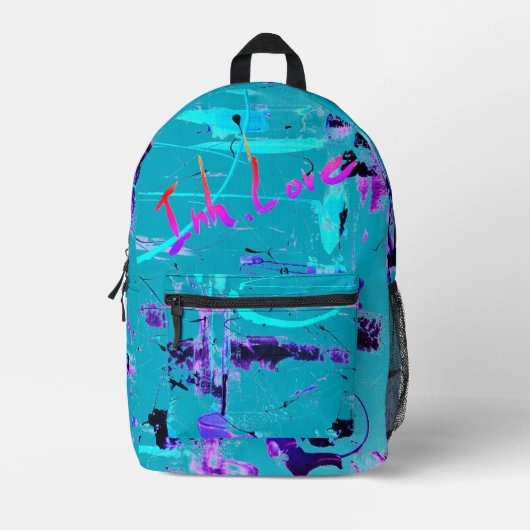 Druckknopfbeutel Bedruckter Rucksack (Vorderseite)