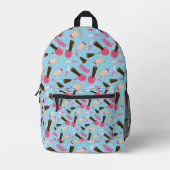 Druckknopfbeutel Bedruckter Rucksack (Vorderseite)
