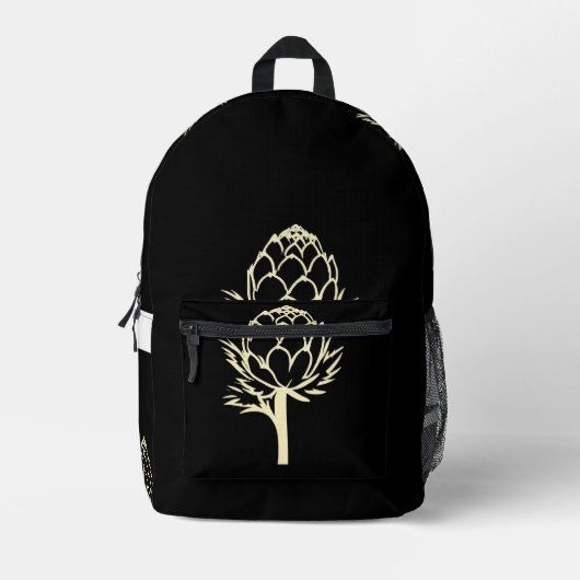 Druckknopfbeutel Bedruckter Rucksack (Vorderseite)