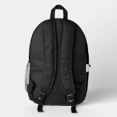 Druckknopfbeutel Bedruckter Rucksack (Rückseite)