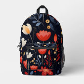 Druckknopfbeutel Bedruckter Rucksack (Vorderseite)