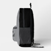 Druckknopfbeutel Bedruckter Rucksack (Rechts)