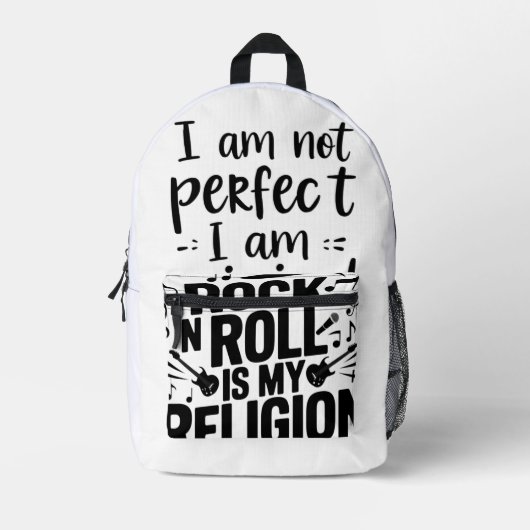 Druckknopfbeutel Bedruckter Rucksack (Vorderseite)