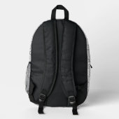 Druckknopfbeutel Bedruckter Rucksack (Rückseite)