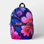 Druckknopfbeutel Bedruckter Rucksack (Vorderseite)