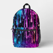 Druckknopfbeutel Bedruckter Rucksack (Vorderseite)