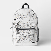 Druckknopfbeutel Bedruckter Rucksack (Vorderseite)