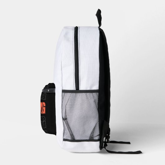 Druckknopfbeutel Bedruckter Rucksack (Rechts)