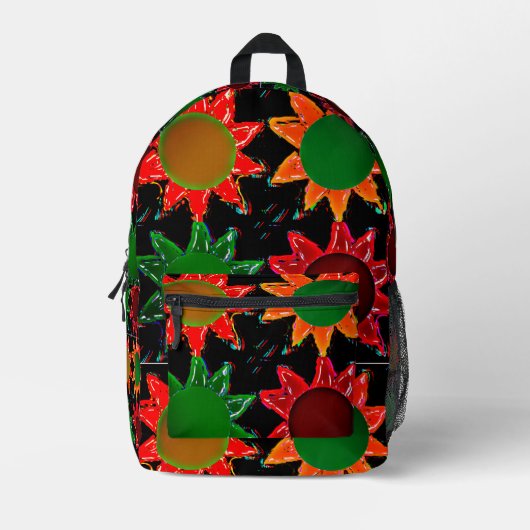 Druckknopfbeutel Bedruckter Rucksack (Vorderseite)
