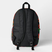 Druckknopfbeutel Bedruckter Rucksack (Rückseite)