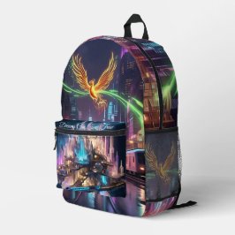 Druckknopfbeutel Bedruckter Rucksack