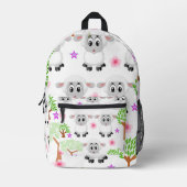 Druckknopfbeutel Bedruckter Rucksack (Vorderseite)