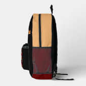 Druckknopfbeutel Bedruckter Rucksack (Rechts)