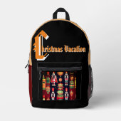 Druckknopfbeutel Bedruckter Rucksack (Vorderseite)