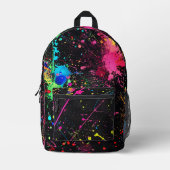 Druckknopfbeutel Bedruckter Rucksack (Vorderseite)