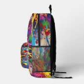 Druckknopfbeutel Bedruckter Rucksack (Rechts)