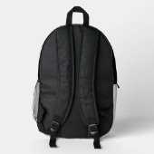 Druckknopfbeutel Bedruckter Rucksack (Rückseite)