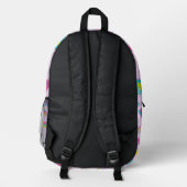 Druckknopfbeutel Bedruckter Rucksack (Rückseite)