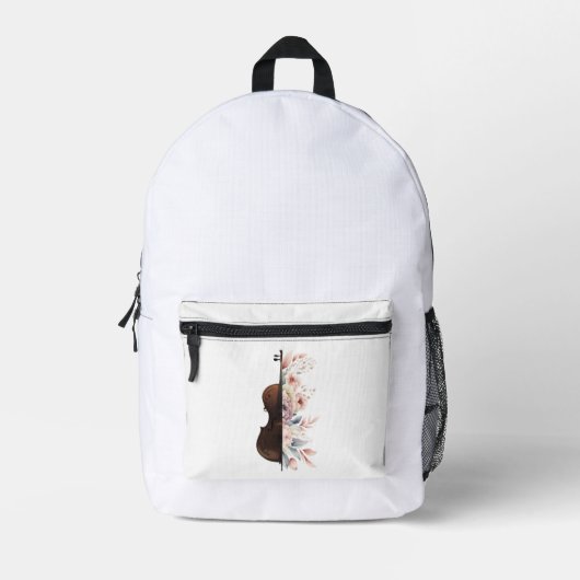 Druckknopfbeutel Bedruckter Rucksack (Vorderseite)