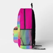 Druckknopfbeutel Bedruckter Rucksack (Rechts)