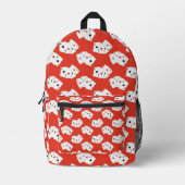 Druckknopfbeutel Bedruckter Rucksack (Vorderseite)